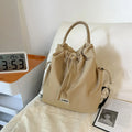 Nixie Large Canvas Drawstring Backpack – Women's Travel Tote