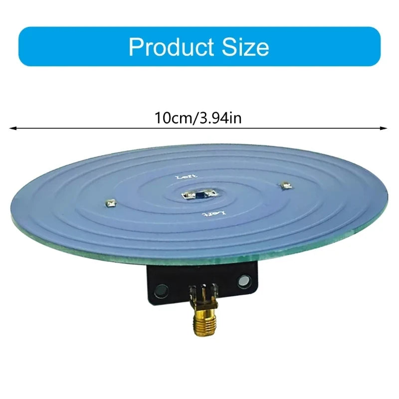 ZN35 RHCP Wideband Helical Antenna 942MHz–6.5GHz SMA Female