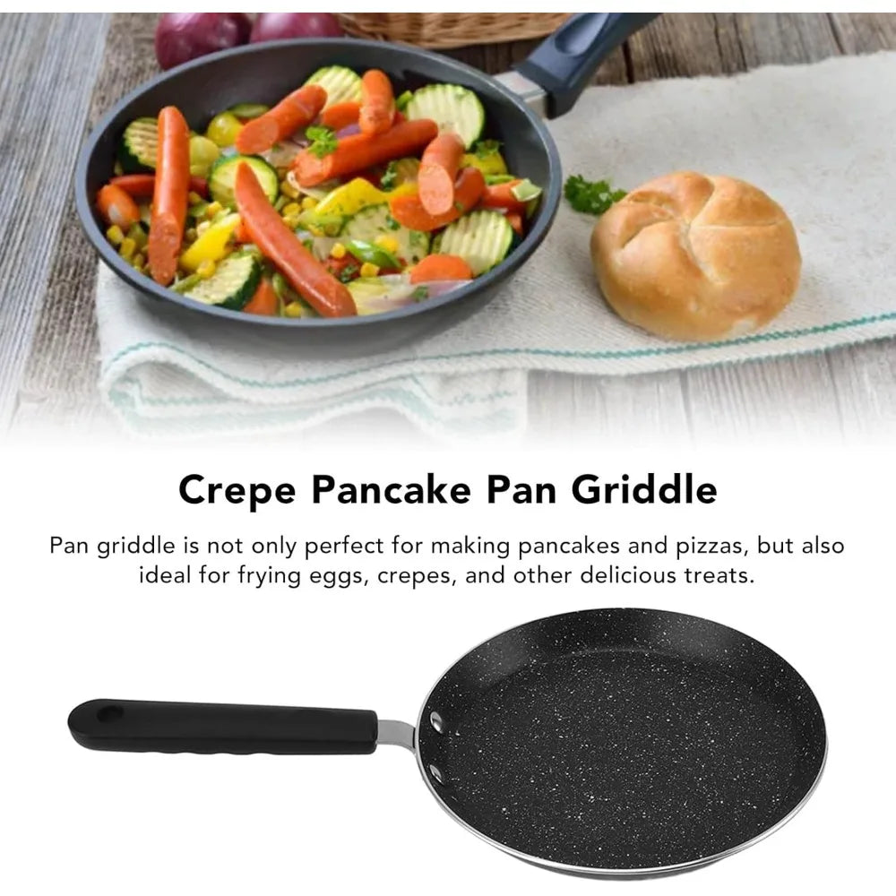 Nonstick Crepe Pan – Pancake, Omelette & Pizza Skillet