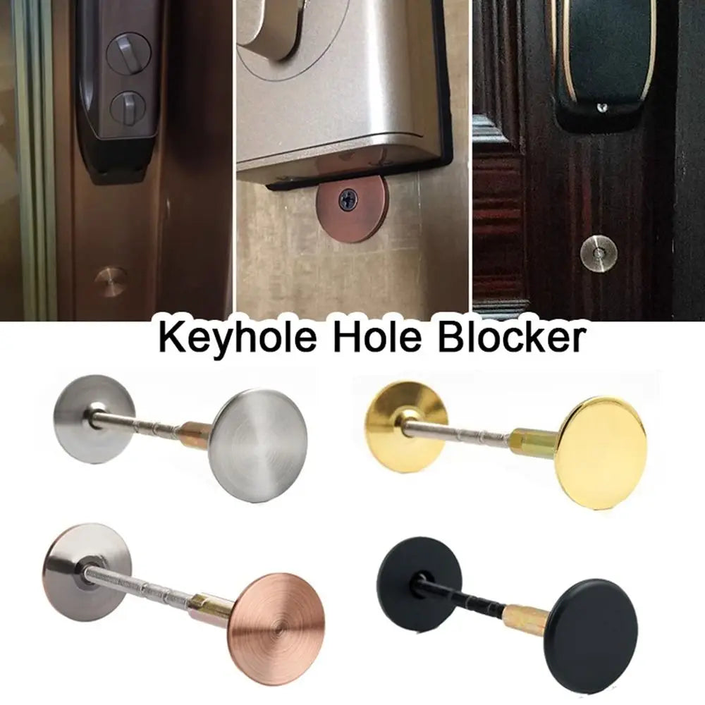 Galvanized Door Hole Cover & Cat Eye Lock Blocker Patch