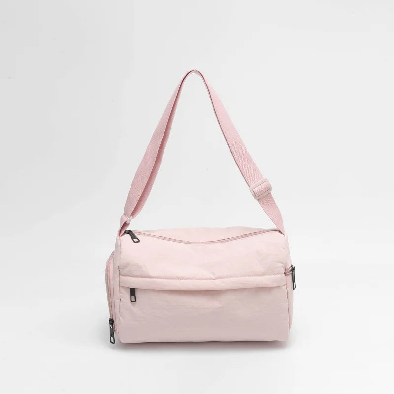 Minimalist Large-Capacity Nylon Shoulder Crossbody Bag