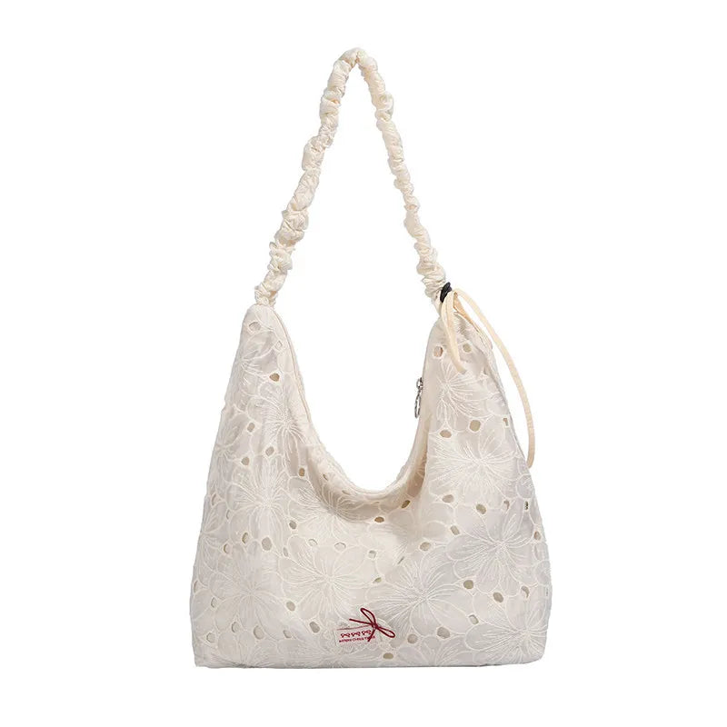 Nixie Floral Lace Crossbody Shoulder Bag – Large Capacity Women