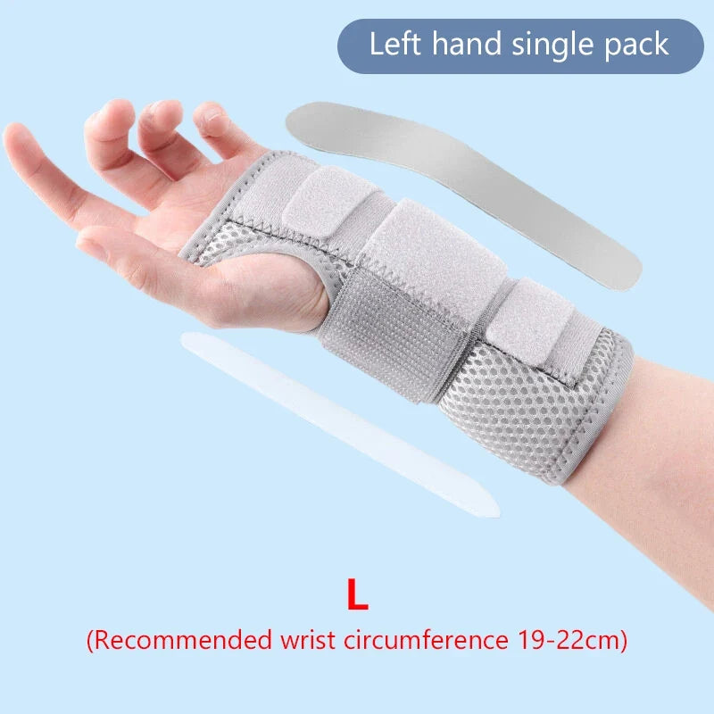Adjustable Wrist Brace Dual Aluminum Splint – Right & Left