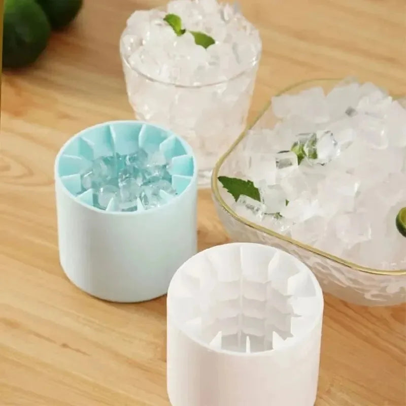 Silicone Round Ice Mold Bucket – Ice Cube Maker Barware Tool