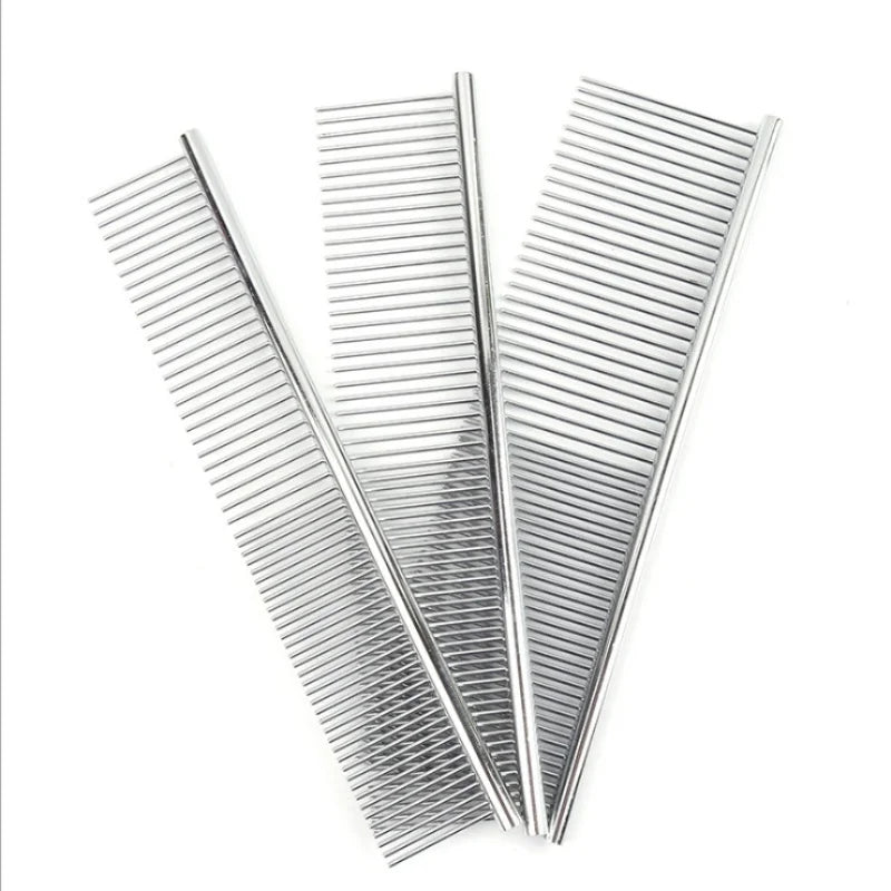 Stainless Steel Pet Dematting Comb for Dogs & Cats
