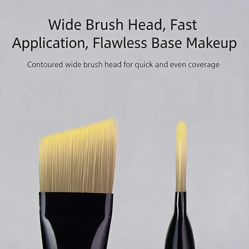 Ultra Thin Flat Head Liquid Foundation Brush | Soft Synthetic