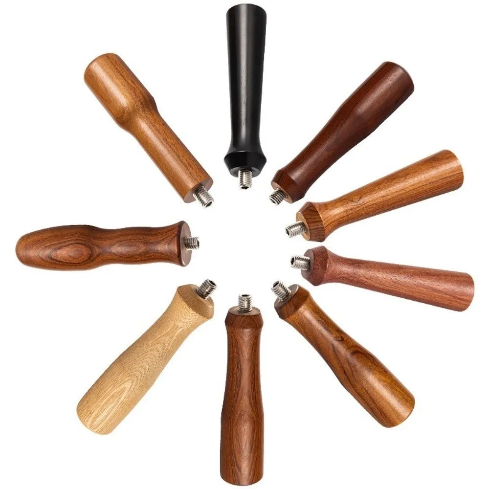 M10 Revolving Solid Wood Portafilter Handle 51/53/58mm