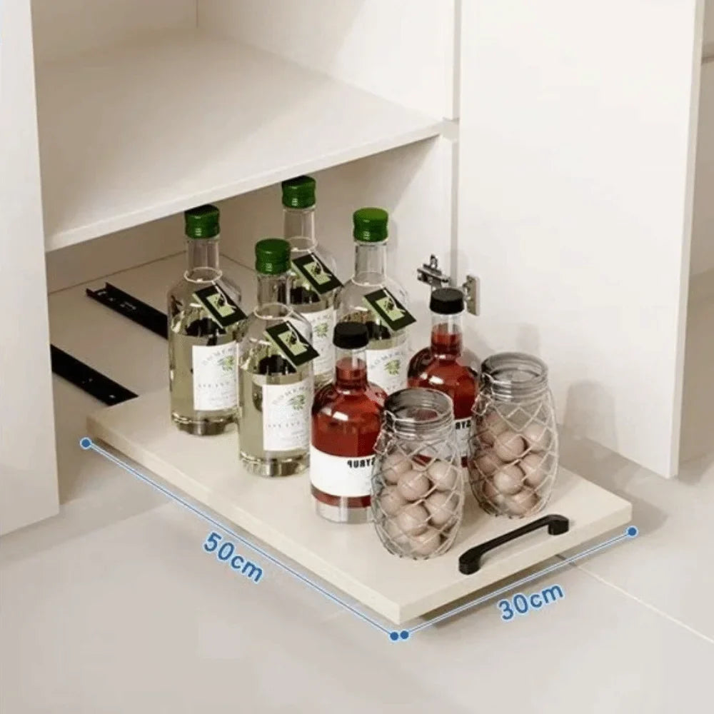 Under Sink Pull-Out Shelf No-Drill Slide-Out Cabinet Organizer