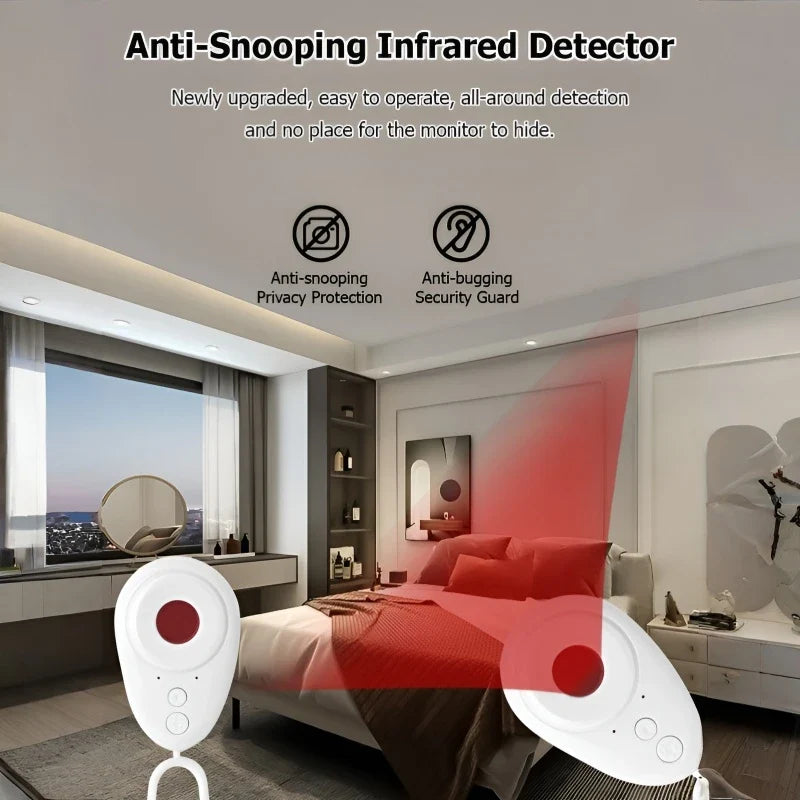 Portable Anti-Spy Camera Detector – IR Infrared Security Device