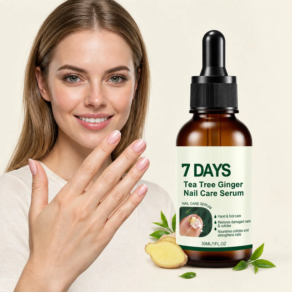 Tea Tree Ginger Nail Serum – Cuticle & Nail Care 30ml