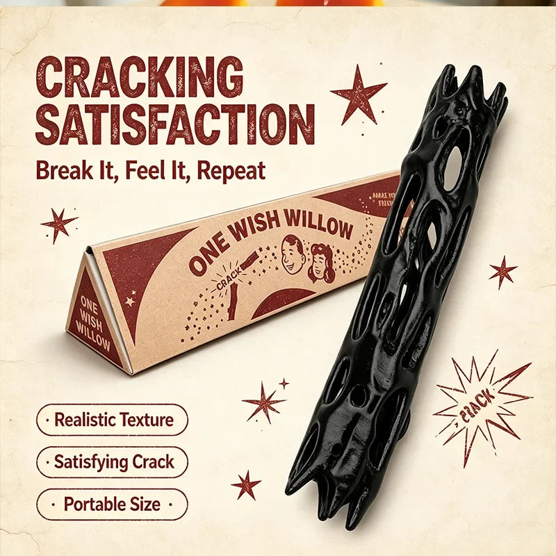 3D Printed Black Willow Magic Stick Ornament – 10cm Figurine