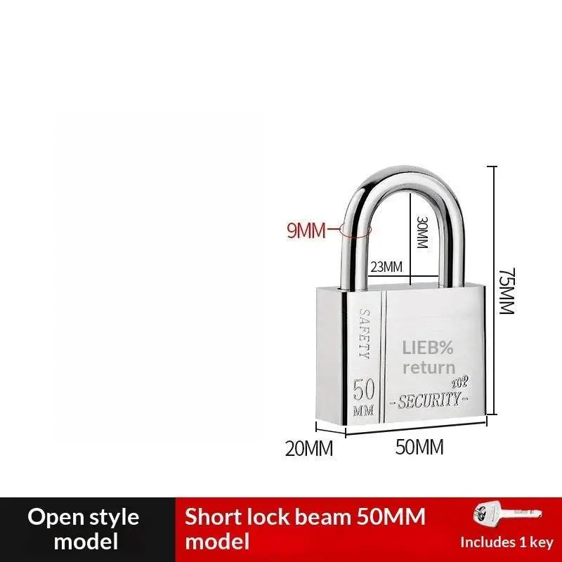 Stainless Steel Keyed Alike Padlock – Cut Resistant Shackle