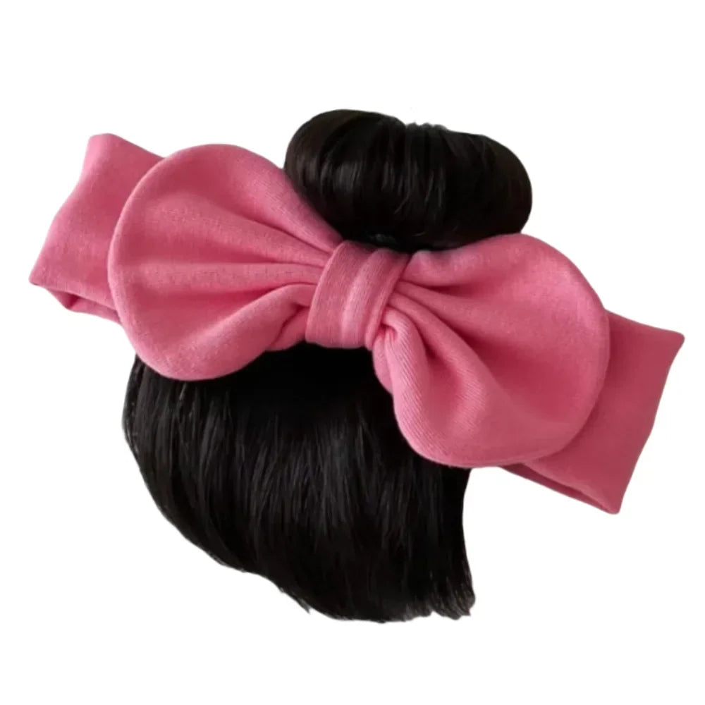 Baby Bangs Wig Headband Bow Knot – Soft Toddler Hairpiece