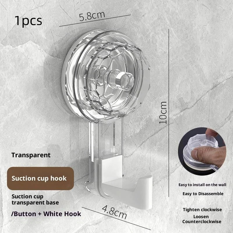 Suction Cup Shower Shelf – No-Drill Caddy, 1 or 2 Pcs