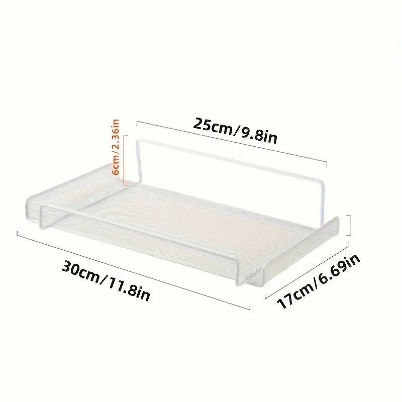 No-Drill Stainless Steel Wall-Mounted Router & WiFi Shelf