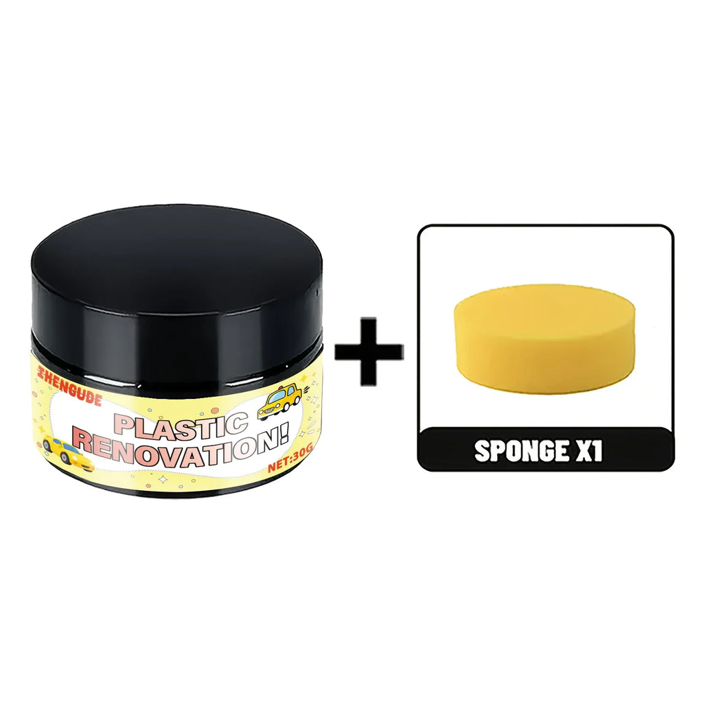 Car Interior Renovation Wax – Plastic, Rubber & Tire Polish