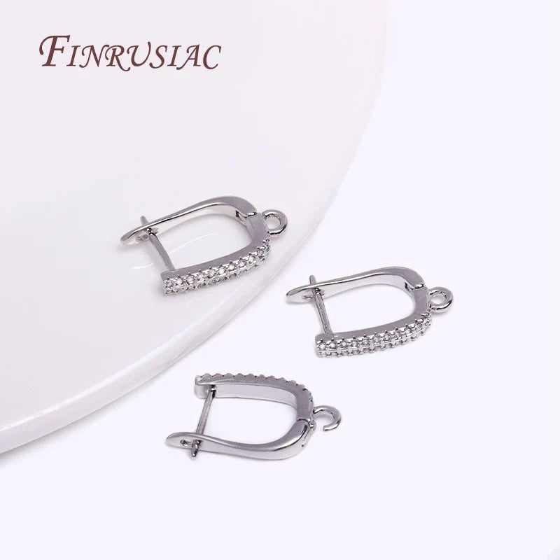 Sunflower Earring Hooks 18K Gold Plated DIY Jewelry Findings