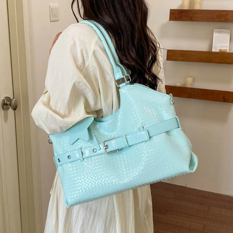 Nixie Morning 8 Large Capacity Soft Leather Tote Bag Women
