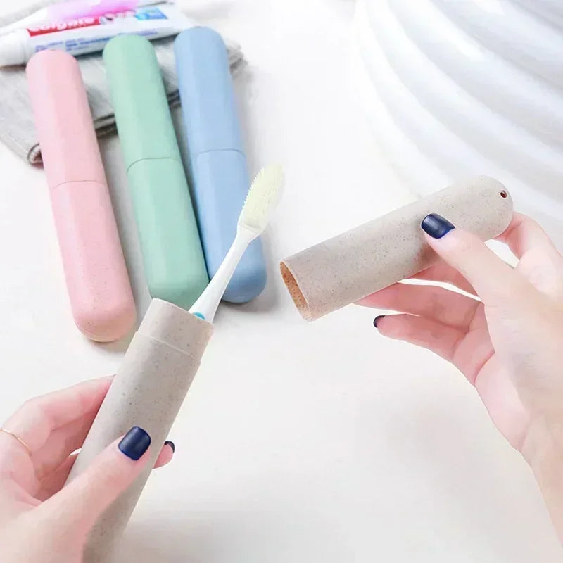 Portable Toothbrush Holder Case – Dust-Proof Travel Cover