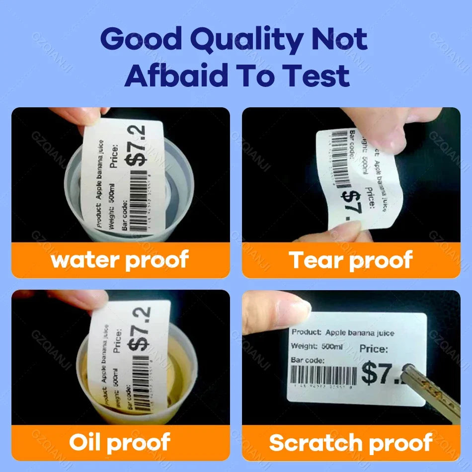 Niimbot Thermal Cable Label Stickers – Waterproof Self-Adhesive Tags
