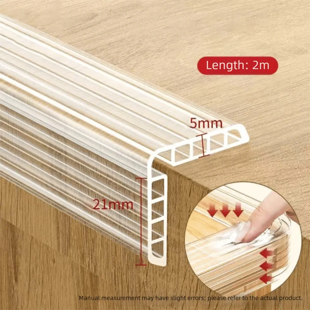 Transparent Corner Guard Strip – Self-Adhesive PVC Edge Protector