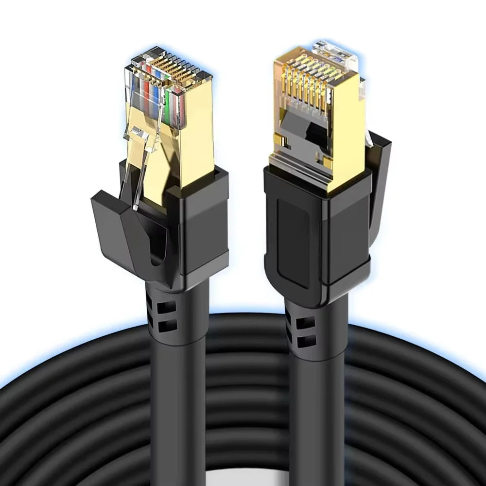 Cat6 Ethernet Cable 1000Mbps RJ45 LAN for PC, PS5 & Router