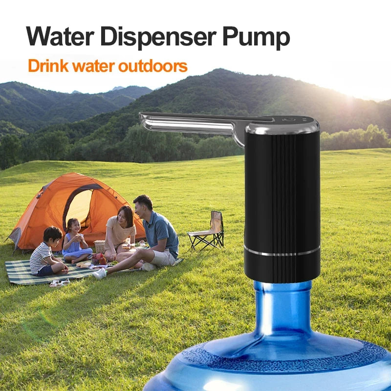 NOCCLILI Foldable USB Water Bottle Pump Dispenser | 800mAh
