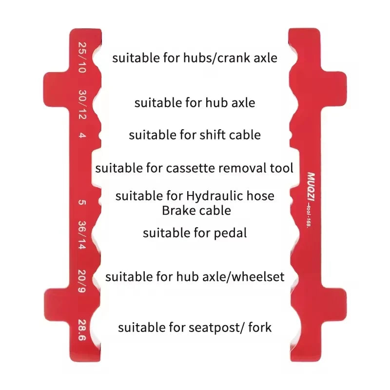 Bicycle Bench Vise Insert Clamp – Aluminum Jaw Pads Repair Tool