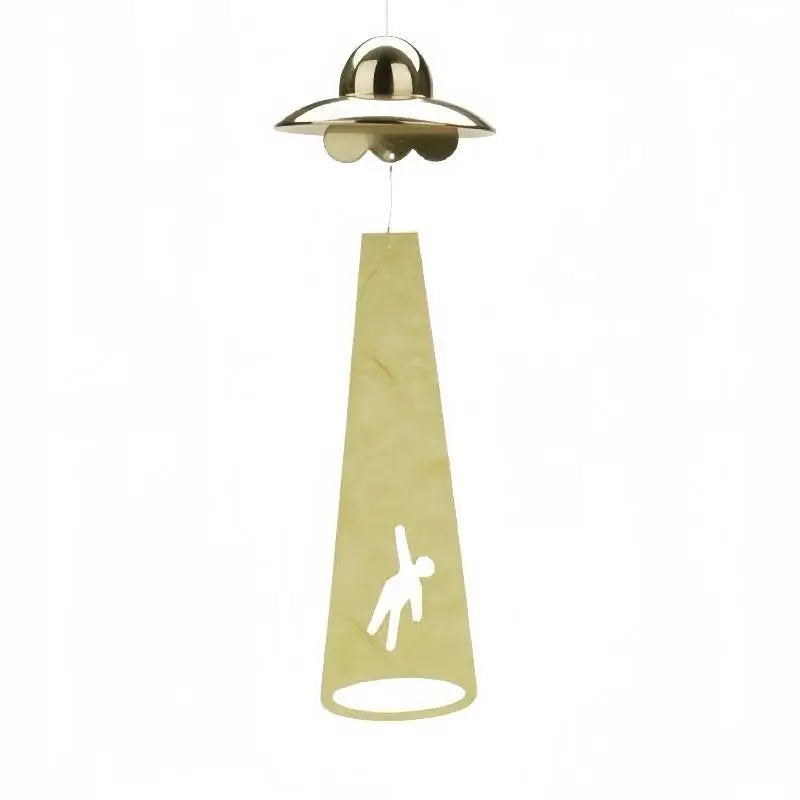 UFO Alien Abduction Wind Chime – Glowing Sci-Fi Decor Gift