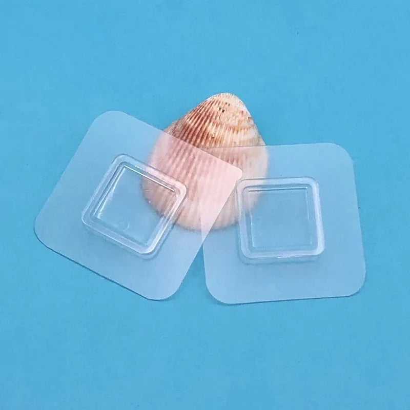 Transparent Self-Adhesive Wall Hook – No-Drill Kitchen & Bath