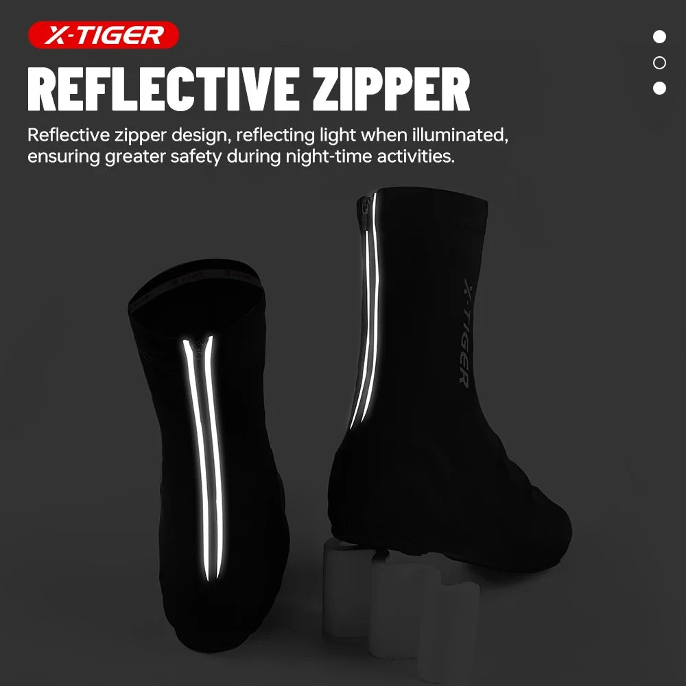 X-TIGER Summer Cycling Shoe Covers | Breathable Zipper Overshoes