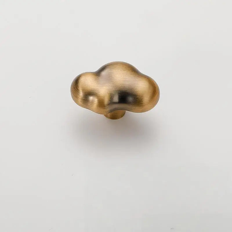 Zinc Alloy Cabinet Handle Bright Silver Single Hole Drawer Pull