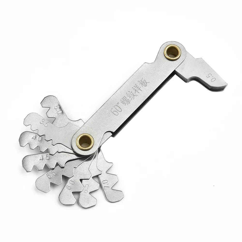 Thread Pitch Gauge Set – 55° & 60° Metric Imperial Screw Tool