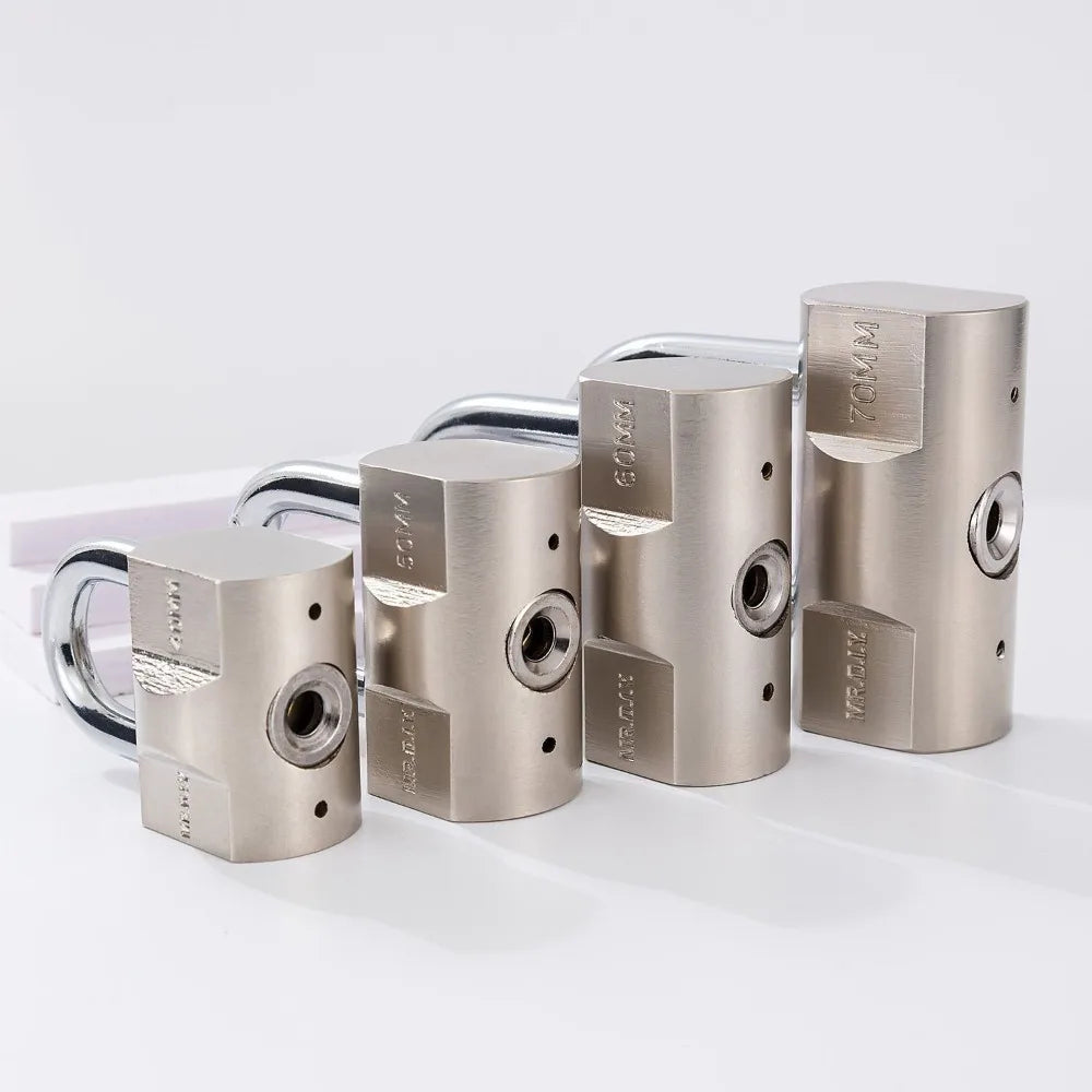 Heavy Duty Stainless Steel Waterproof Padlock with Keys
