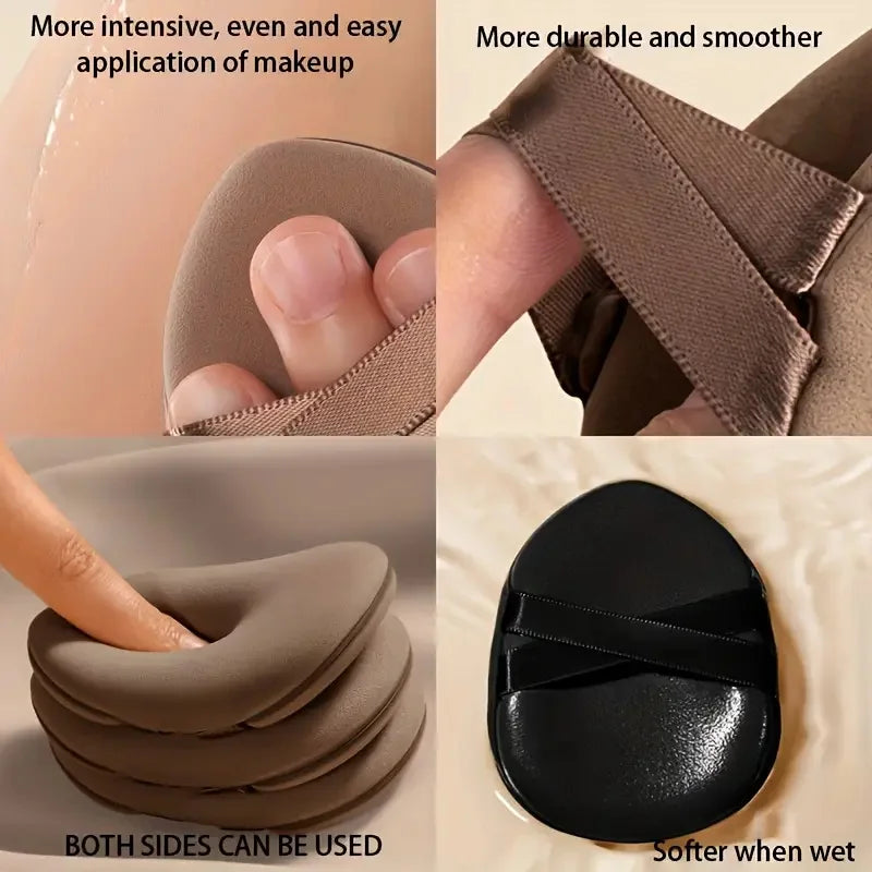 Double-Sided Teardrop Makeup Puffs – Foundation & Powder Set