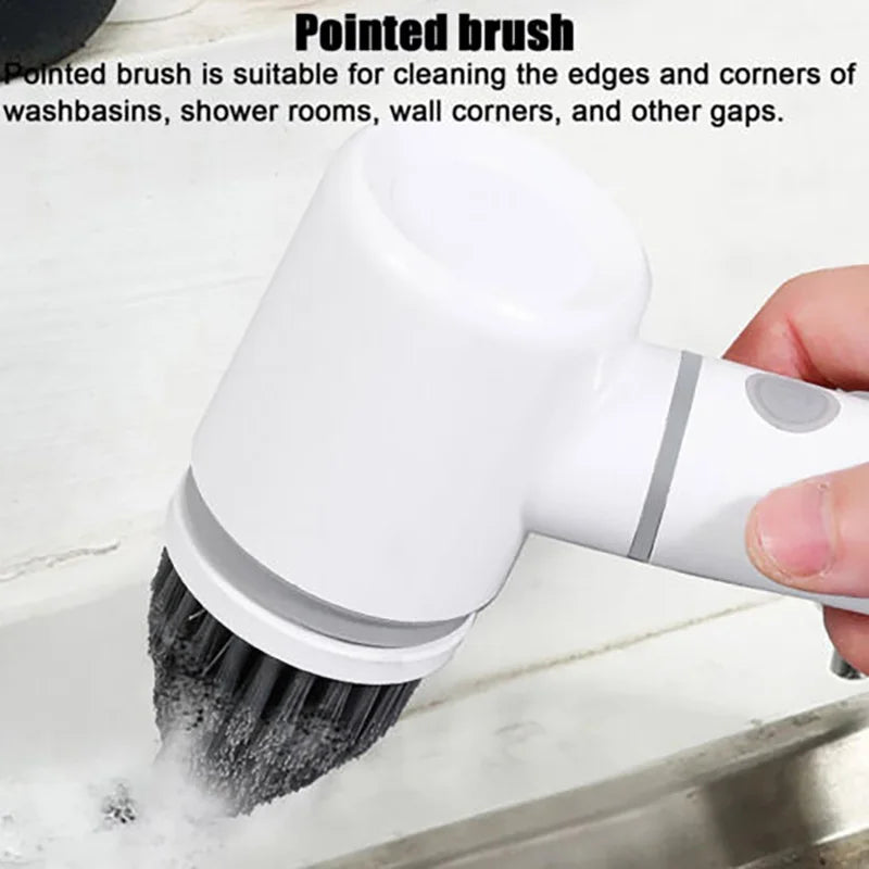 Electric Spin Scrubber – Cordless Handheld Rotating Brush