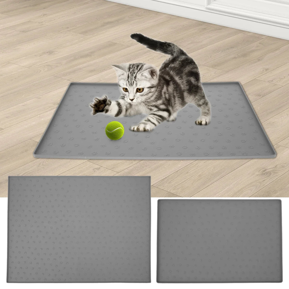 Waterproof Silicone Cat Litter Mat – Non-Slip Washable Pet Mat