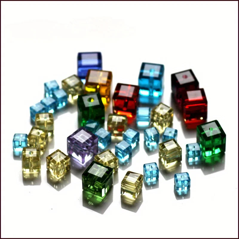 Multicolor Austrian Crystal Faceted Spacer Beads – 2mm to 8mm
