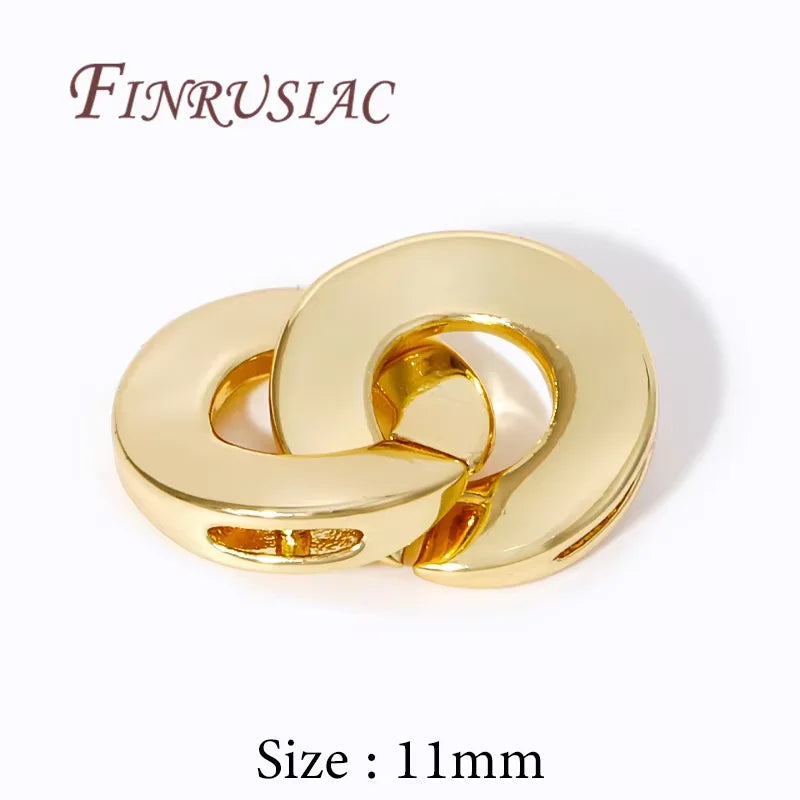 18K Gold Plated Zircon Butterfly Bowknot Pearl Clasp | DIY Jewelry