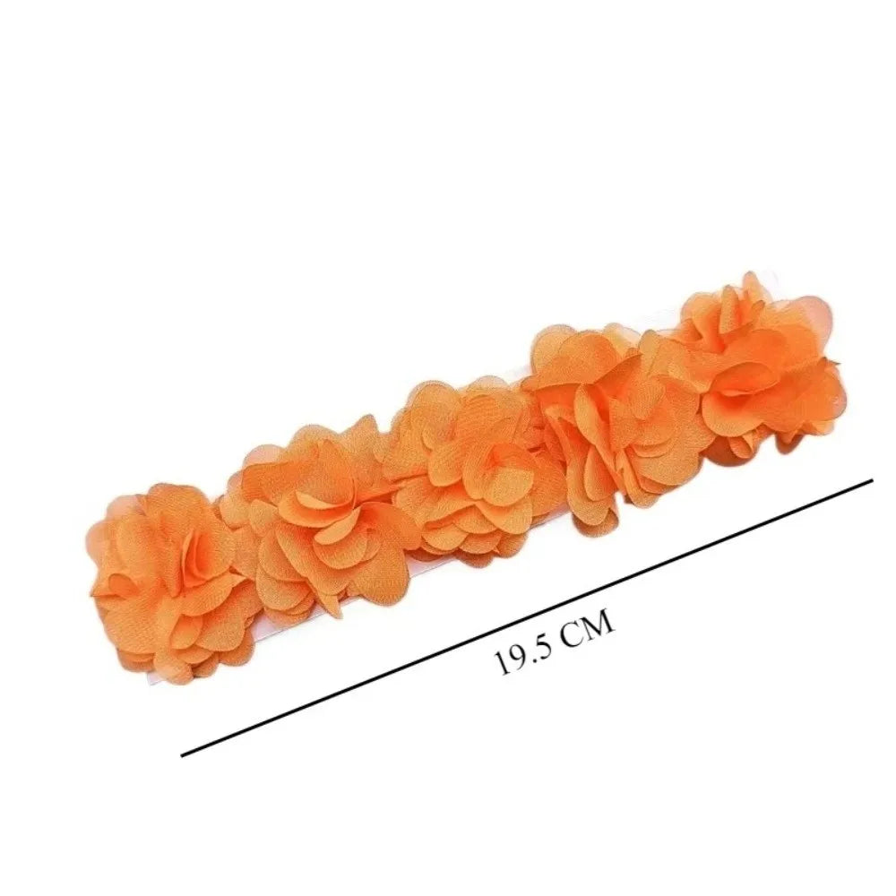 Chiffon Flower Headband – Princess Turban for Baby & Toddler