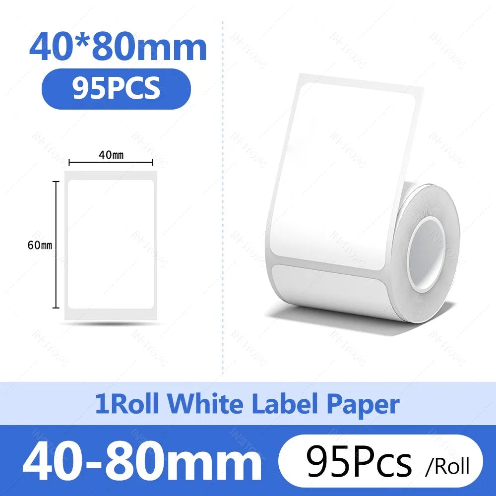 Niimbot Thermal Label Paper Round White 20-50mm | B1 B21 B203