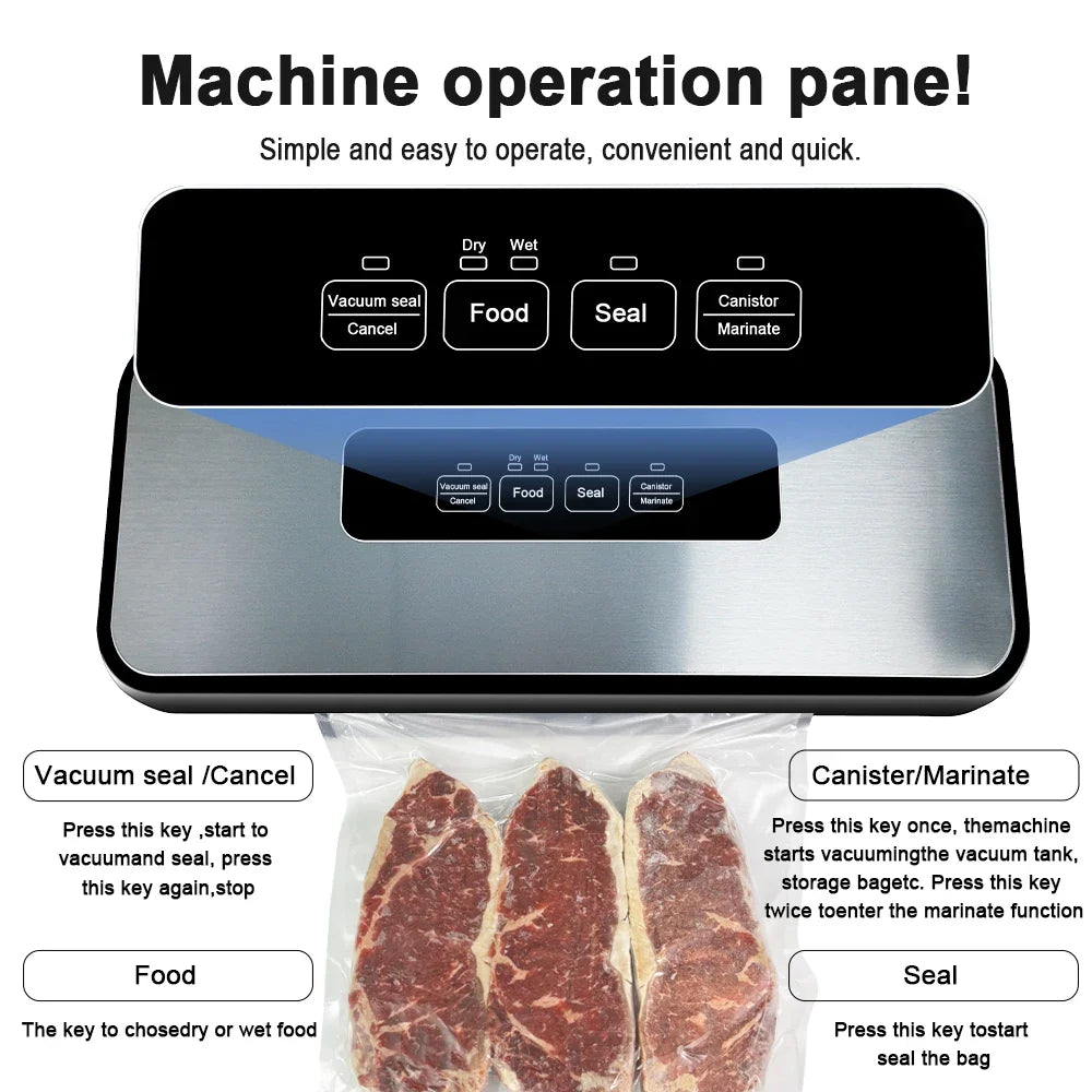 DUTRIEUX Vacuum Food Sealer Machine 85W – Automatic Sealing