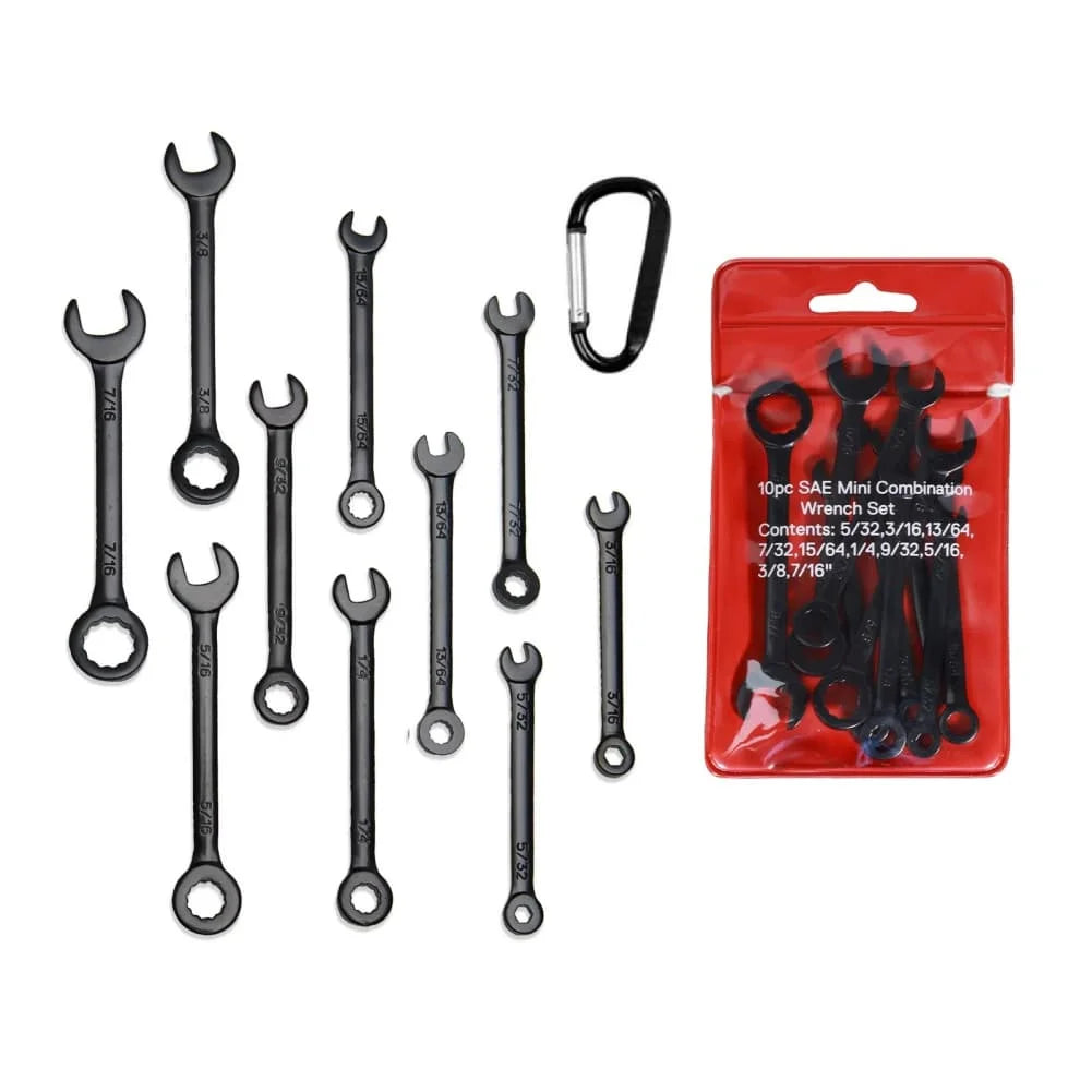 10PC Dual-Use Ratchet Open-End Wrench Set | Carbon Steel
