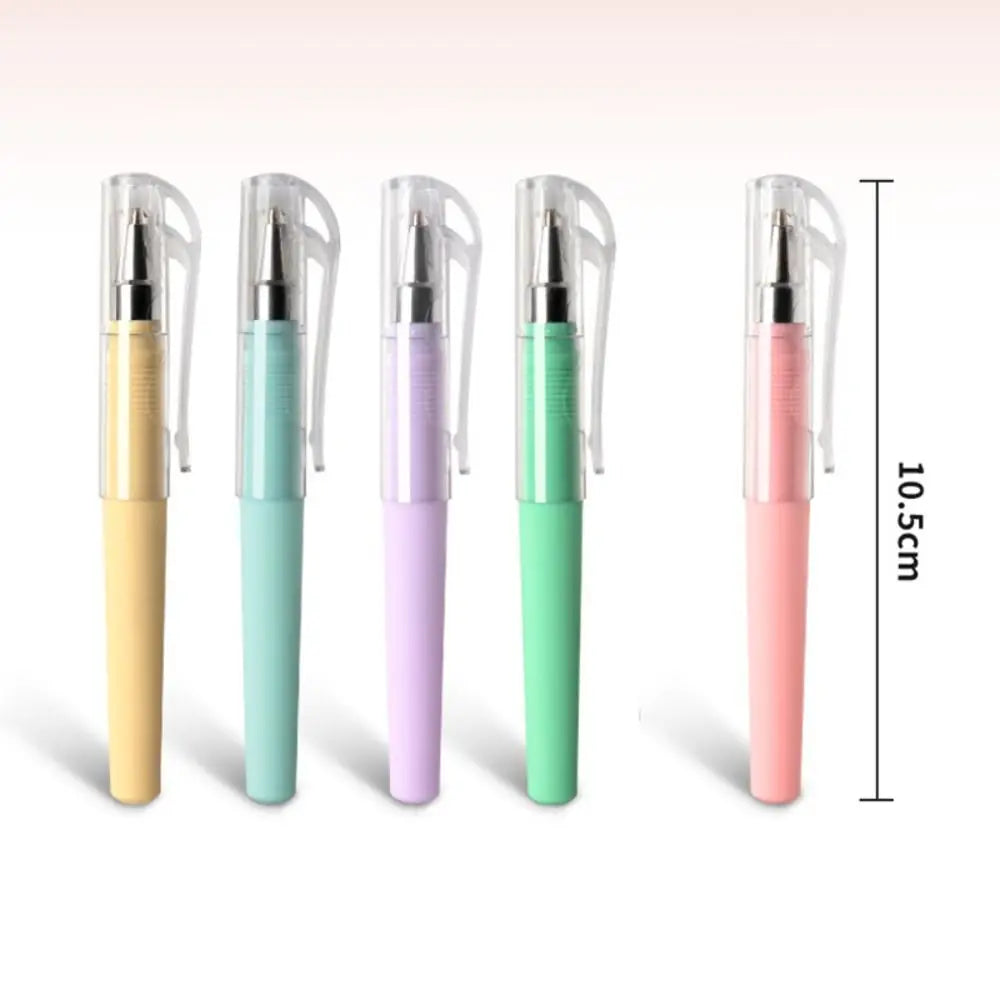 Morandi Mini Pocket Gel Pen – Quick-Dry Black Ink 0.5mm