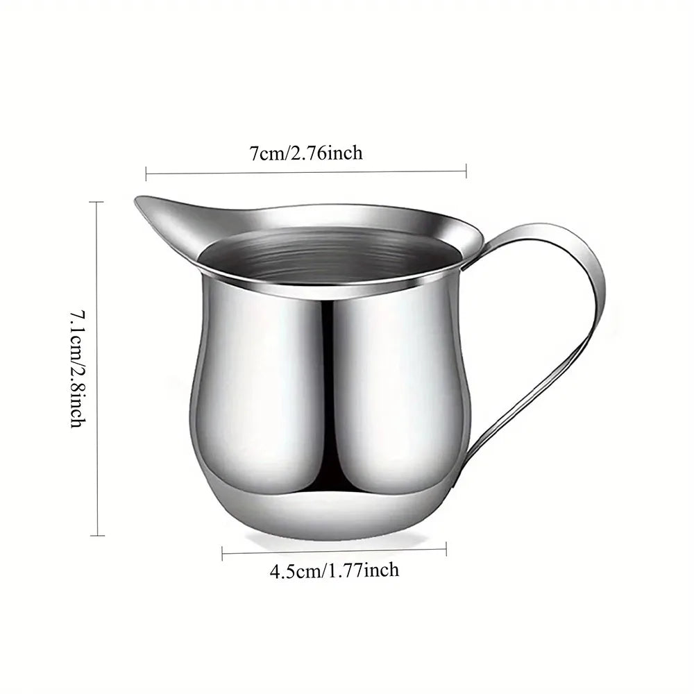 Stainless Steel Milk Frothing Pitcher Cup with Pouring Spout