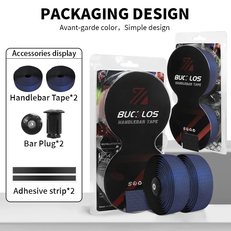 BUCKLOS Silicone Road Bike Handlebar Tape – Soft Bar Wrap