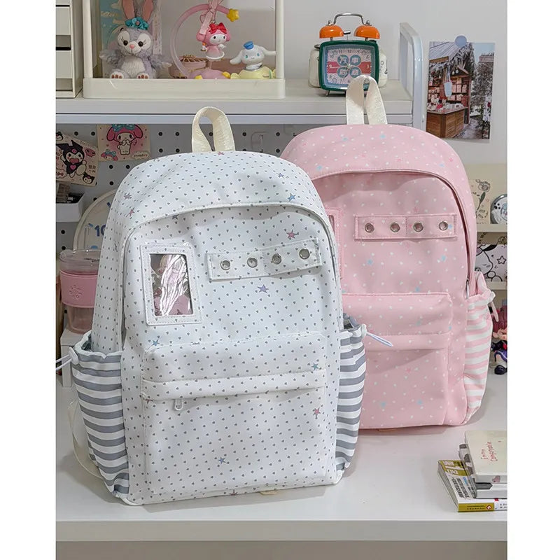 Forest-Themed Backpack – Cute College School Bag for Women