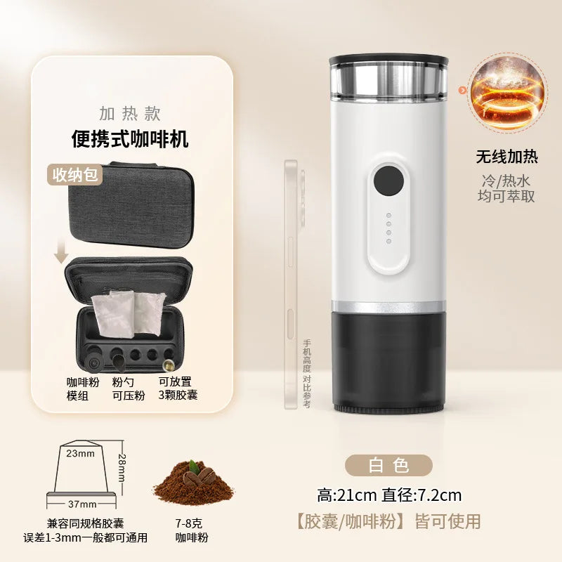 DUTRIEUX Portable Battery Capsule Espresso Machine | 15-Bar