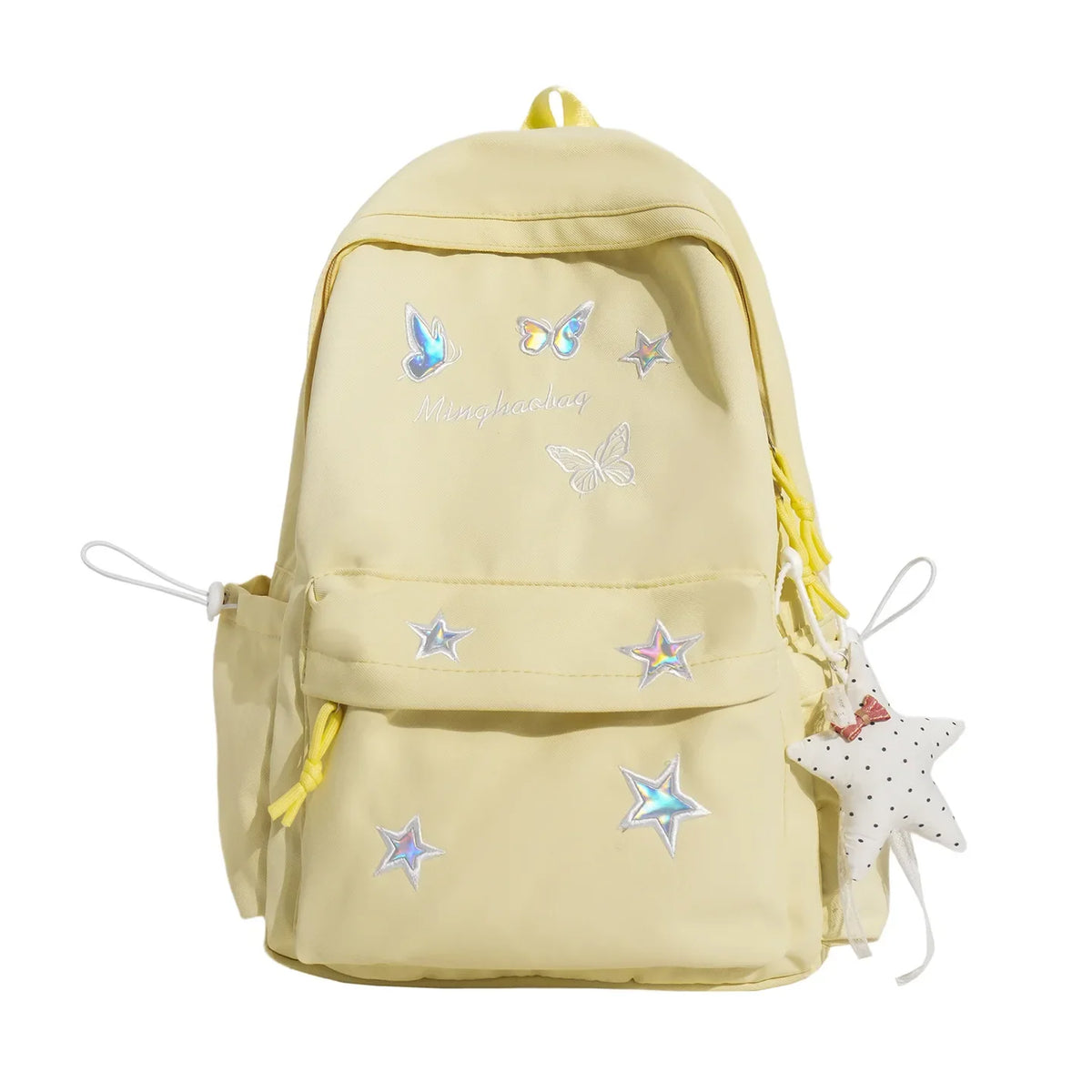 Women's Star Backpack – Korean College Style School Bag for Girls