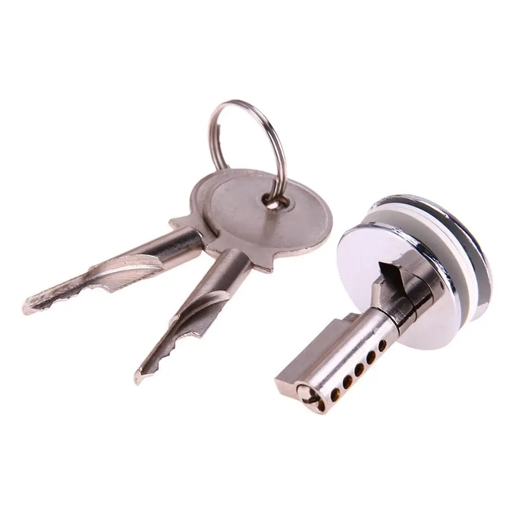 Copper Cylinder Lock for Sliding Glass Door Cabinet Showcase